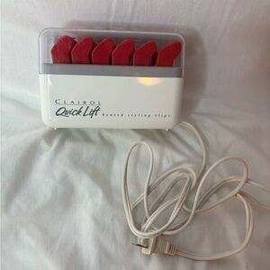 vintage tested Clairol Quick Lift heated styling clips model L-12